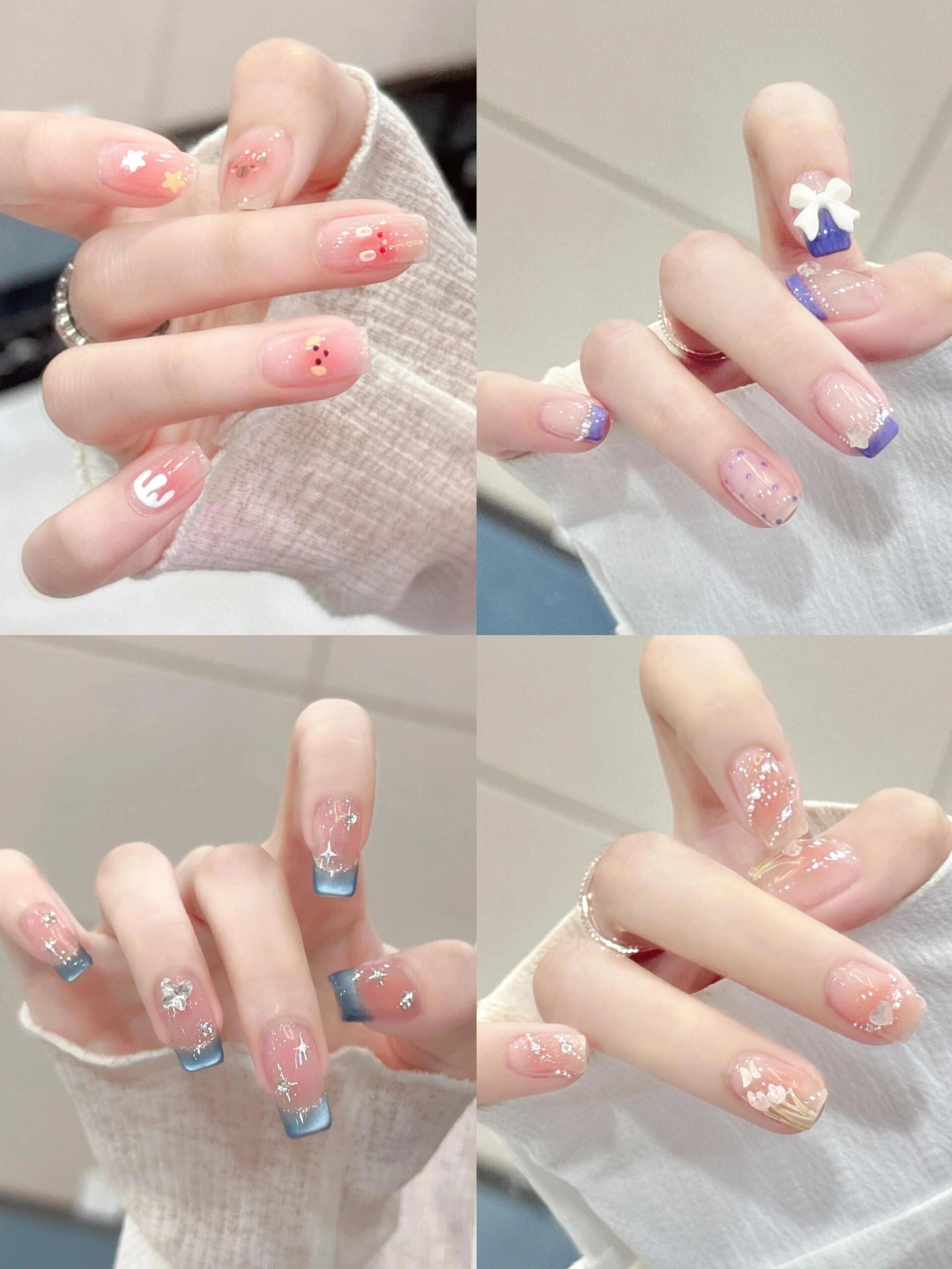 小清新美甲,少女心爆棚✨