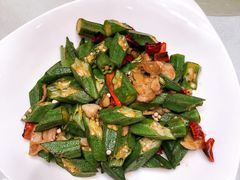 小炒秋葵-大铁勺新津菜(东丽阳光新业广场店)