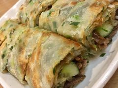 葱饼卷牛肉-台北楚楚园馅饼粥(虹桥南丰城店)