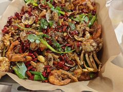 -牟记江湖重庆地标特色菜鱼蛋海鲜羊蝎子(巴南区黑金冠十多年好店)