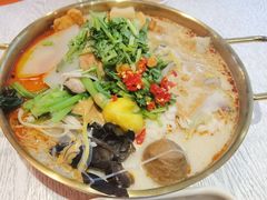 骨汤麻酱锅底-阿上阿上麻辣香锅&麻辣烫(朝阳蓝色港湾店)