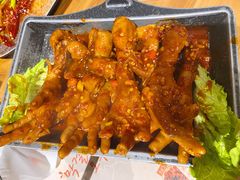 火辣鸡爪-冰川延边料理·炭烤串(原小木屋店)
