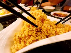 黄金地瓜酥-宝轩渔府·老字号海鲜·正宗津菜(水上店)