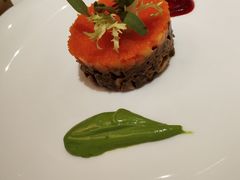 黑鱼籽酱香牛肉木瓜塔塔-王品牛排(常州吾悦广场店)