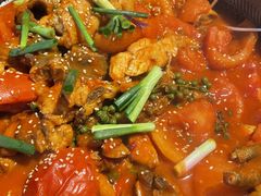 -贵州辣子鸡番茄鸡