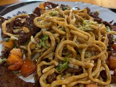 牛肉猪肝炒面-荣荣面馆(丹溪大道店)