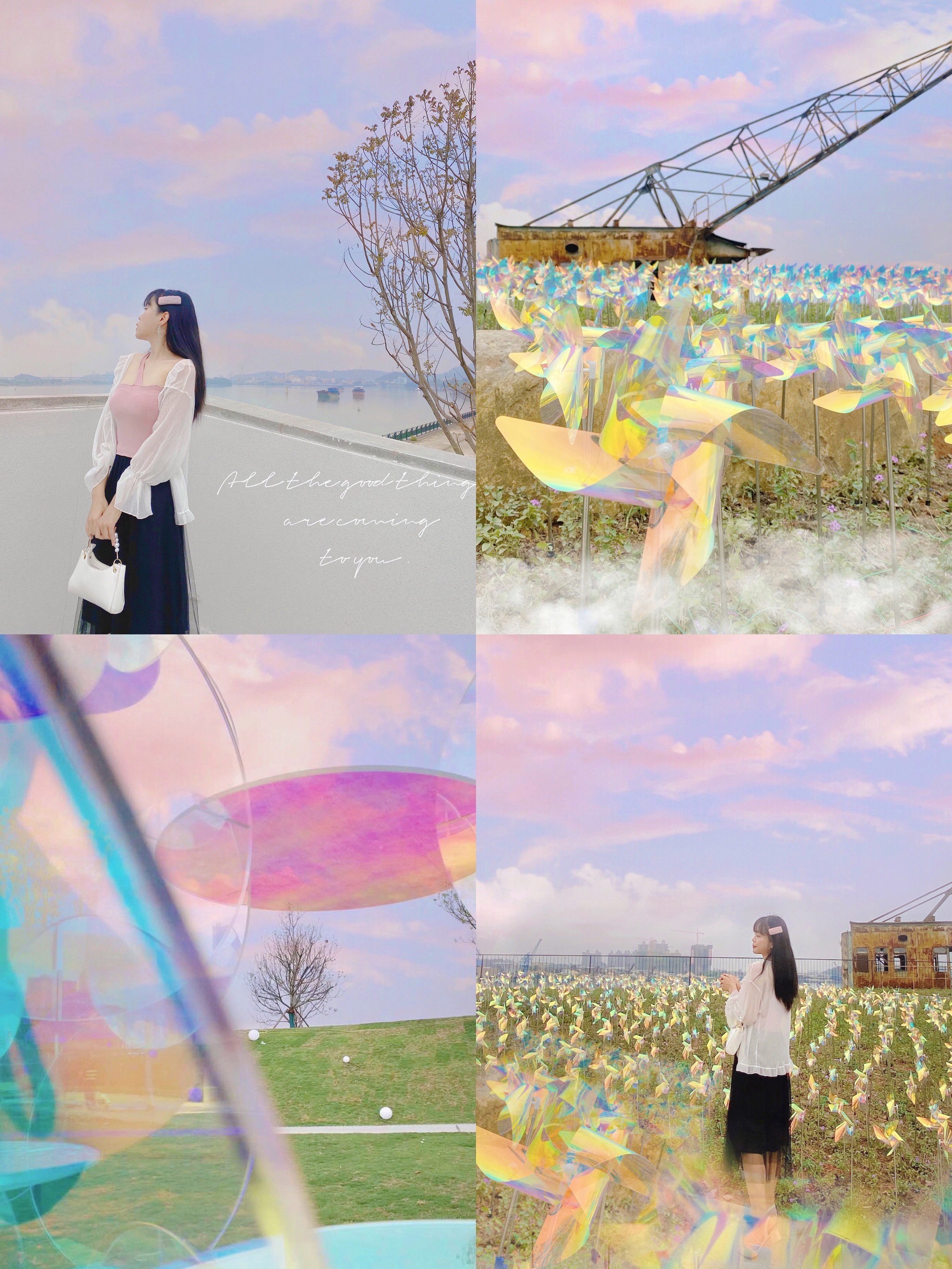 新晋打卡圣地滨江艺术公园⛲️