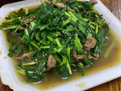 韭菜炒鸡杂-黑皮酸菜鱼(绣花巷店)