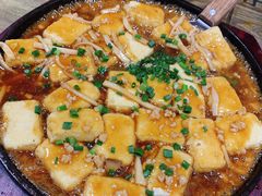 铁板包浆豆腐-灶东家民间菜(回兴店)