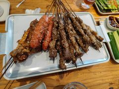 烤羔羊肉串-木屋烧烤(创业店)