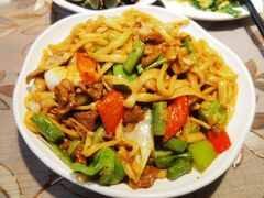 五花肉炒刀削面-韩师傅老大同刀削面(北苑路店)
