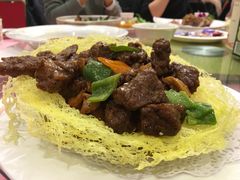 牛肉杏鲍菇-复旦大学本部-食堂