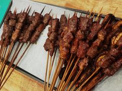 雪花牛肉小串-東豫狼鲜货烧烤. 碳火烤鱼. 小龙虾(上海首店)