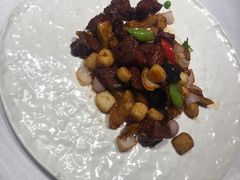 黑椒蒜子牛肉粒-皇冠明珠鱼翅楼(水上公园店)