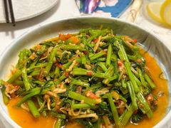 酸笋炒空心菜-浩海火烧云傣家菜(京广店)