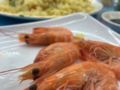 白灼鲜海虾-海上渔村食府海鲜餐厅