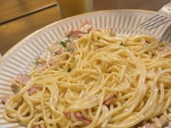 奶油培根蘑菇蛋黄意式细面-BAKER&SPICE(环贸店)