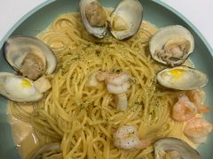 海鲜奶油意面-简荟厨·西式简餐(花都雅乐城店)