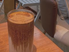 红豆沙拿铁-Line 咖啡(石厦花园店)