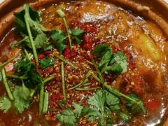 油泼砂锅泡椒牛肉-文和友老长沙龙虾馆(化龙池店)