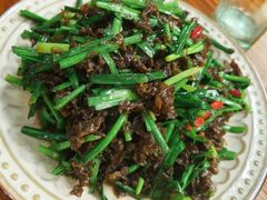 地皮菜炒韭菜-高淳老街土菜馆(迎薰门店)