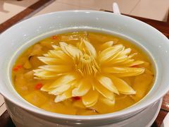松茸菌菇莲花汤-福慧慈缘素食餐厅(王府井店)