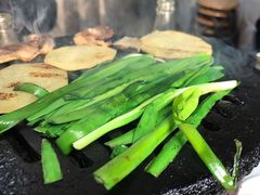 烤韭菜-大槐树烤肉馆