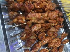 烤羊肉串-炕锅羊肉土火锅面片大王