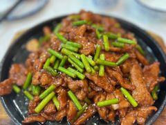 铁板黑椒牛柳-聚福缘菜馆(隆昌路店)