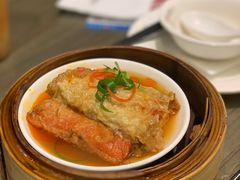 鲍汁鲜虾腐皮卷-粤新茶餐厅(江北万达广场店)