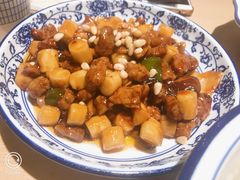 松子牛肉炒年糕-兔爸私家小厨(新北万达店)