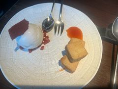 炸臭豆腐配臭芝士冰淇淋-随堂里