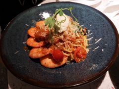鲜茄茸大虾配马斯卡朋意大利面-BE BRIGHT KITCHEN(正佳广场店)