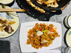 -华盛园卷子王农家菜水库鱼