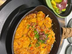 蒜香火腿包浆豆腐-云海肴云南菜·蒸汽石锅鱼(新奥店)
