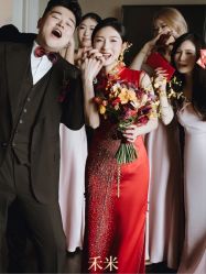 -禾米旗袍妈妈装礼服定制(嘉业国贸店)
