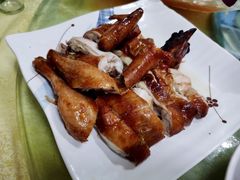 钢管古法烧鸡-威记农庄-现点现做农家小炒.海鲜(金鼎店)