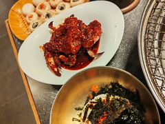 -草家酱蟹炭火烤肉店(珲春南路二店)