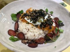四川腊肠温泉蛋拌饭-米仓食堂(皇庭广场店)