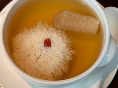 菊花豆腐竹荪炖松茸-随堂里