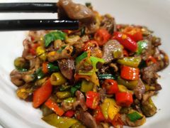 酸辣椒炒鸡杂-建辉湖南土菜馆(南大街店)