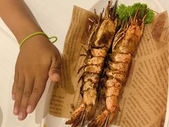 烤深海野生大虾-开海·红岛海鲜虾水饺(石老人店)