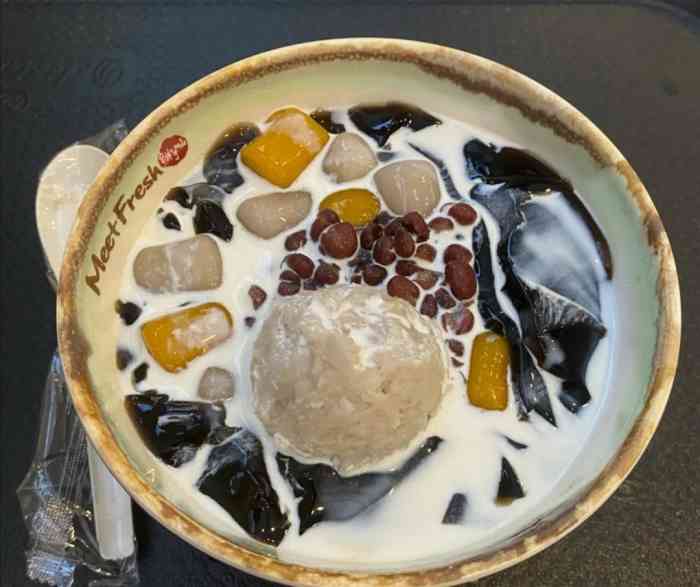 鲜芋仙(江汉路店)-"最近武汉真滴很热,必须吃冰来消消暑啦[调.