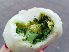 虾皮韭菜包-石头门坎