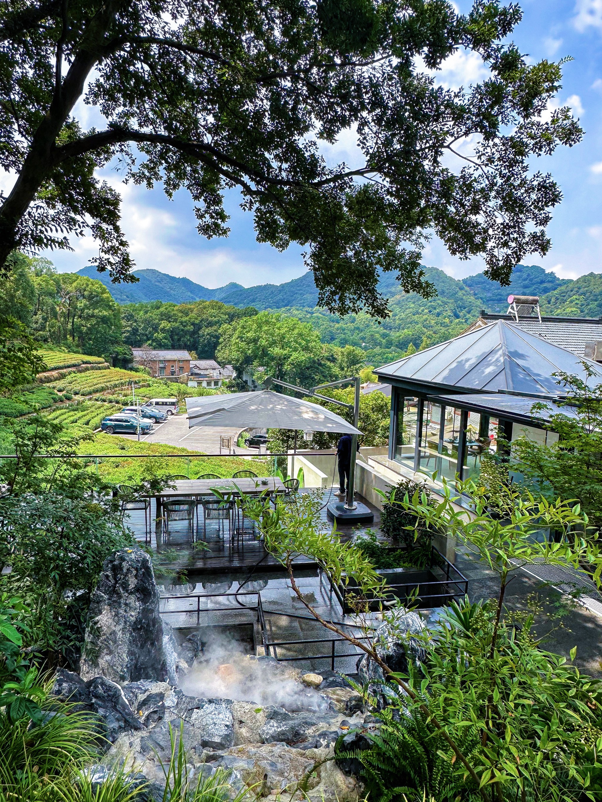 天井山云锦山庄图片