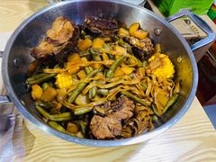 内蒙焖面-内蒙焖面大盆骨餐馆(山大路店)