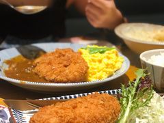 金咖喱熔岩蛋包饭猪排饭-堂本家洋食别馆·炸猪排(中心城店)