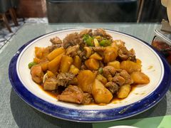 热干面土豆大盘鸡-全聚贤餐厅·湖北家常菜(沙湖店)