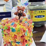 谁能拒绝网红彩虹小熊蛋糕呢？🌈