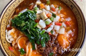 Fried Sauce Tomato Egg Meat Combo